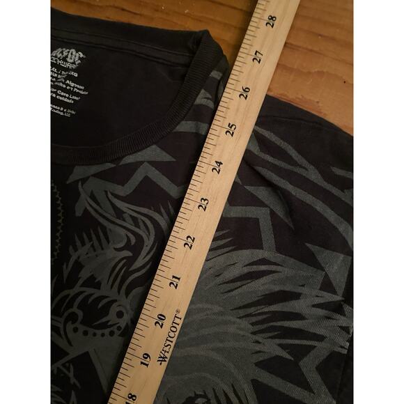 AC/DC Black Ice Concert Tour Men's Black Cotton T-Shirt Size XXL Long Sleeve - Picture 6 of 8